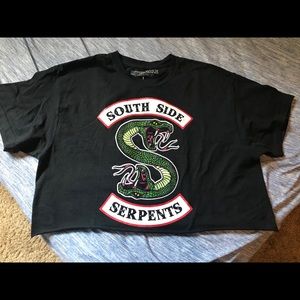 Riverdale South Side Serpent crop top
